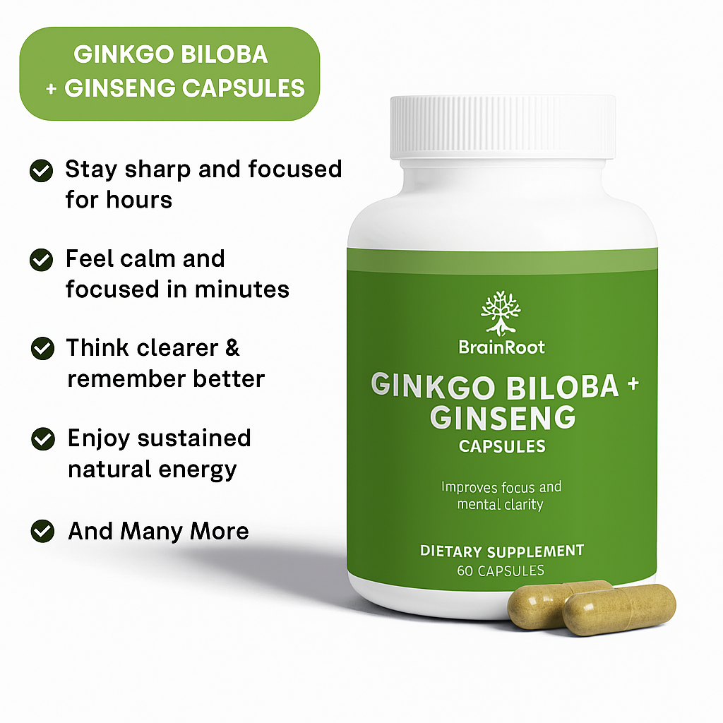 Gingko Biloba + Asian Ginseng